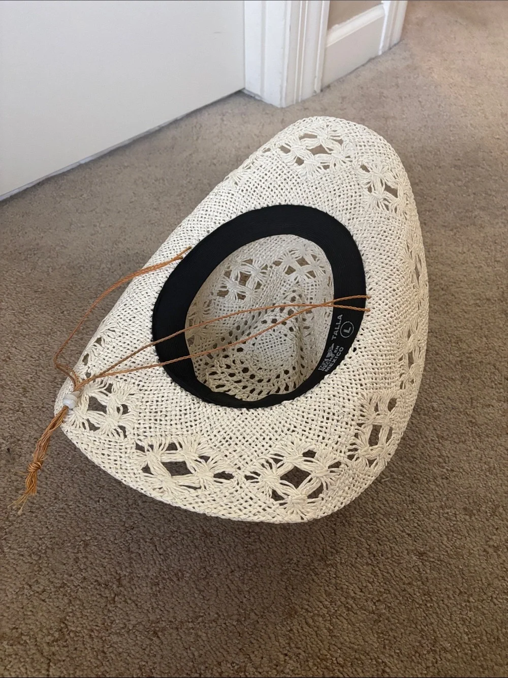 White new cowboy hat was $40